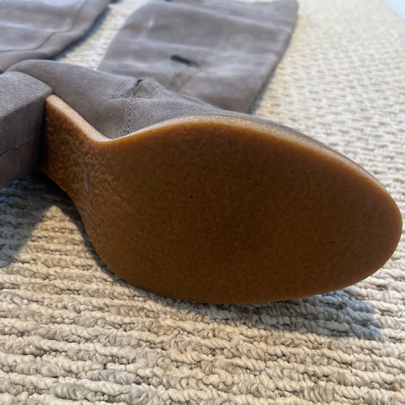 NEIMAN MARCUS | Over the Knee Suede Boots | Dove Grey | Fits Wide Calf | Size 10 - Picture 10 of 11